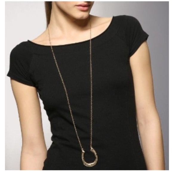 House of Harlow 1960 Large studded horseshoe necklace - Picture 4 of 12